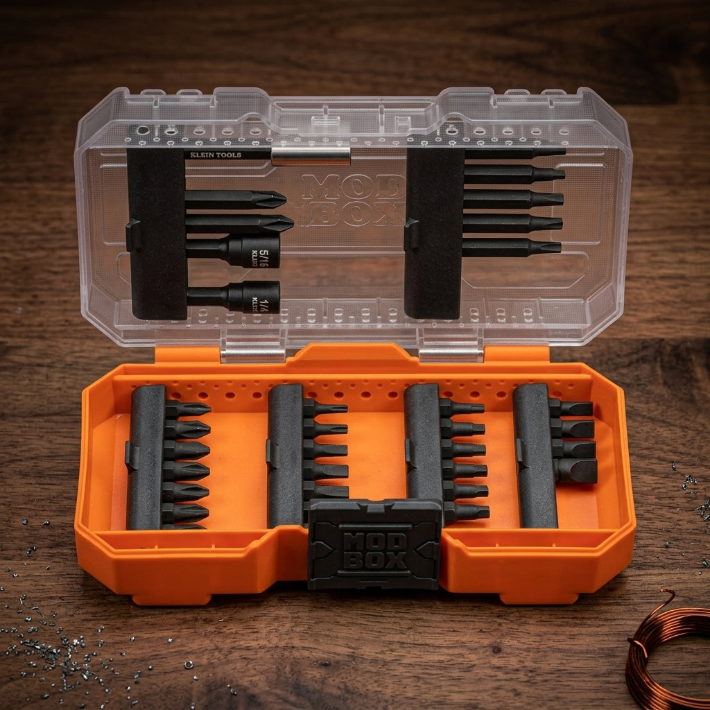 35-Piece Impact-Rated Driver Bit Set with Magnetic Holder
