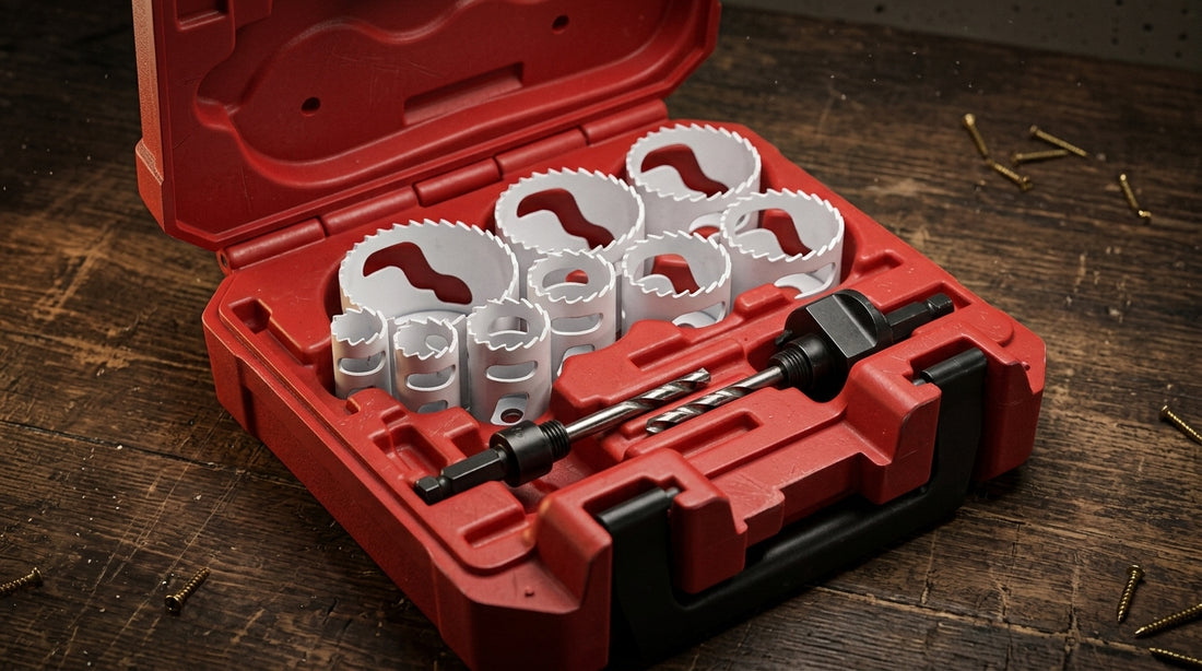13-Piece Bi-Metal Hole Saw Kit with Arbors