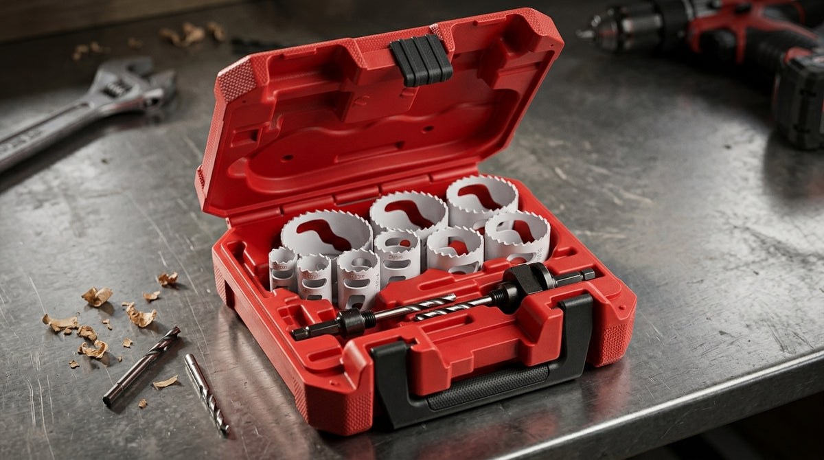 13-Piece Bi-Metal Hole Saw Kit with Arbors