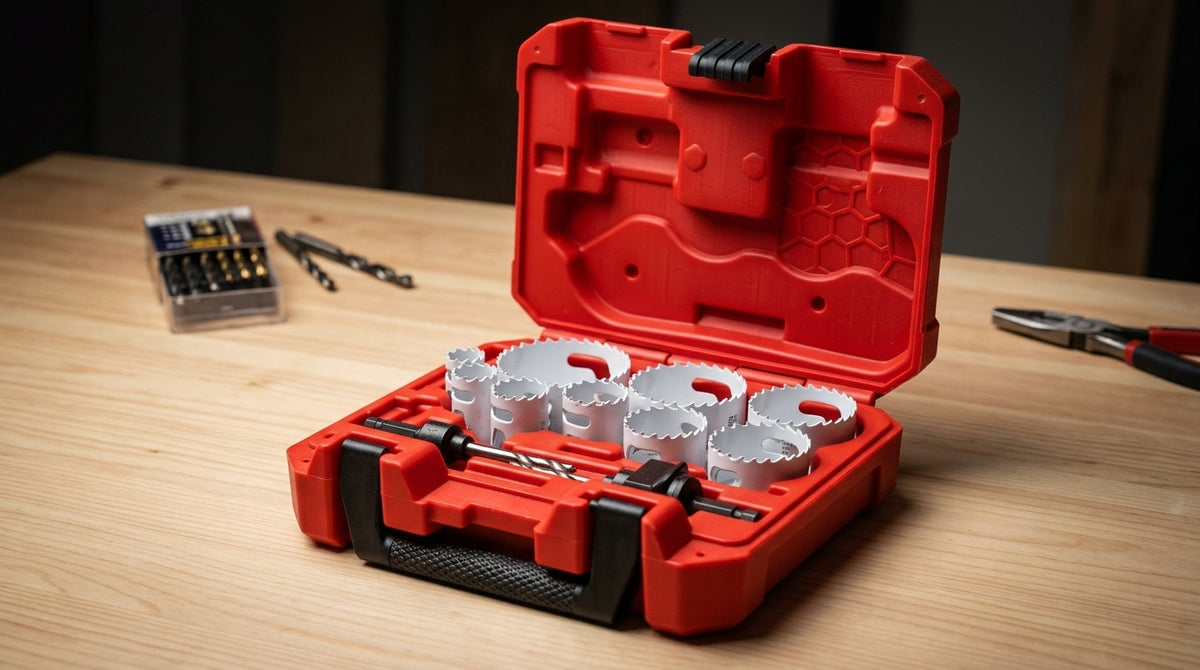 13-Piece Bi-Metal Hole Saw Kit with Arbors
