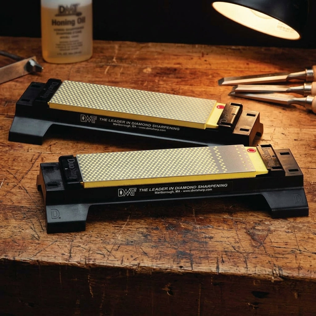 8 in. Double-Sided Diamond Bench Sharpening Stone