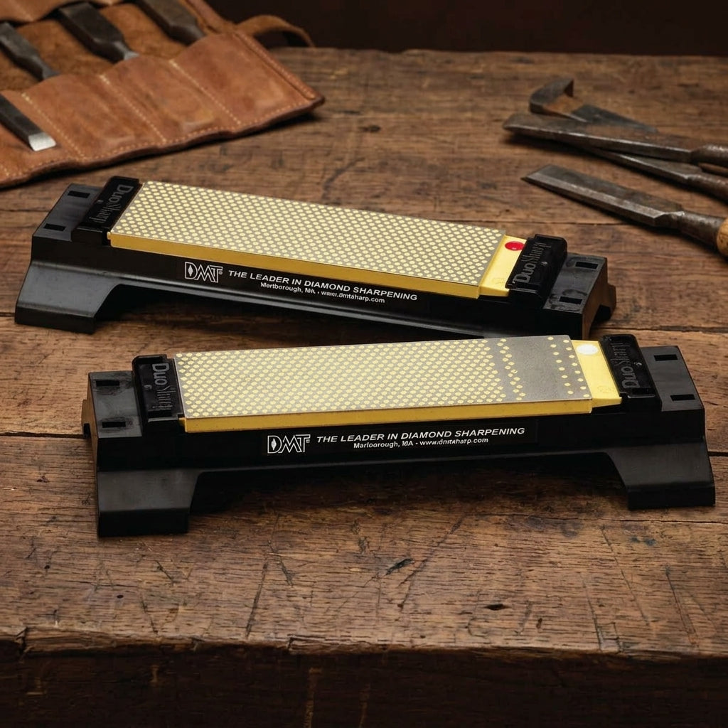 8 in. Double-Sided Diamond Bench Sharpening Stone