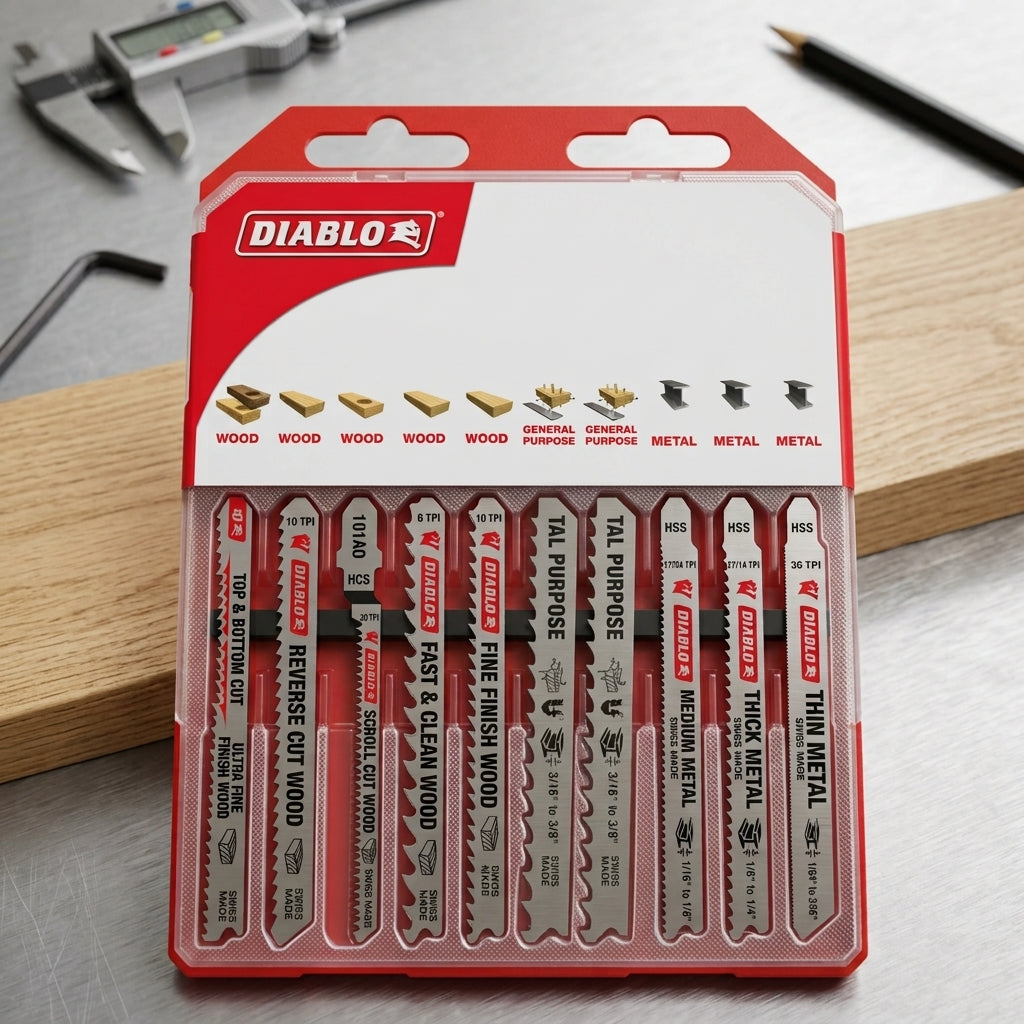 20-Piece Universal Oscillating Multi-Tool Blade Kit