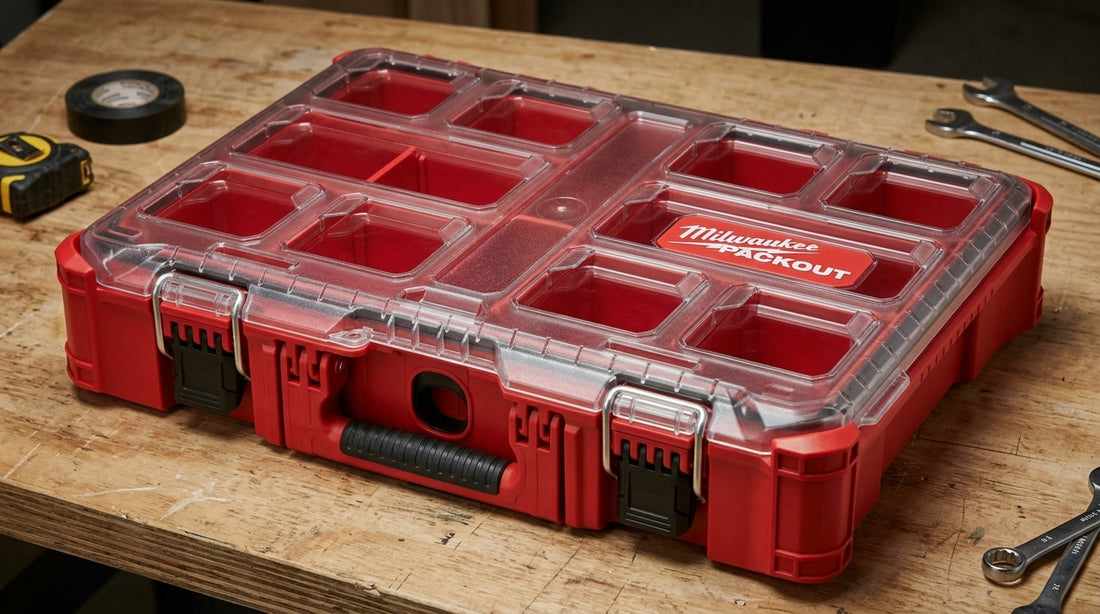 19 in. Small Parts Organizer with Removable Bins