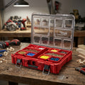 19 in. Small Parts Organizer with Removable Bins