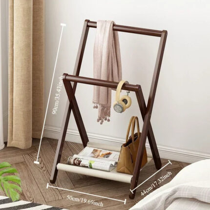 Simple Bamboo Coat Rack Standing - Eco-Friendly Bamboo